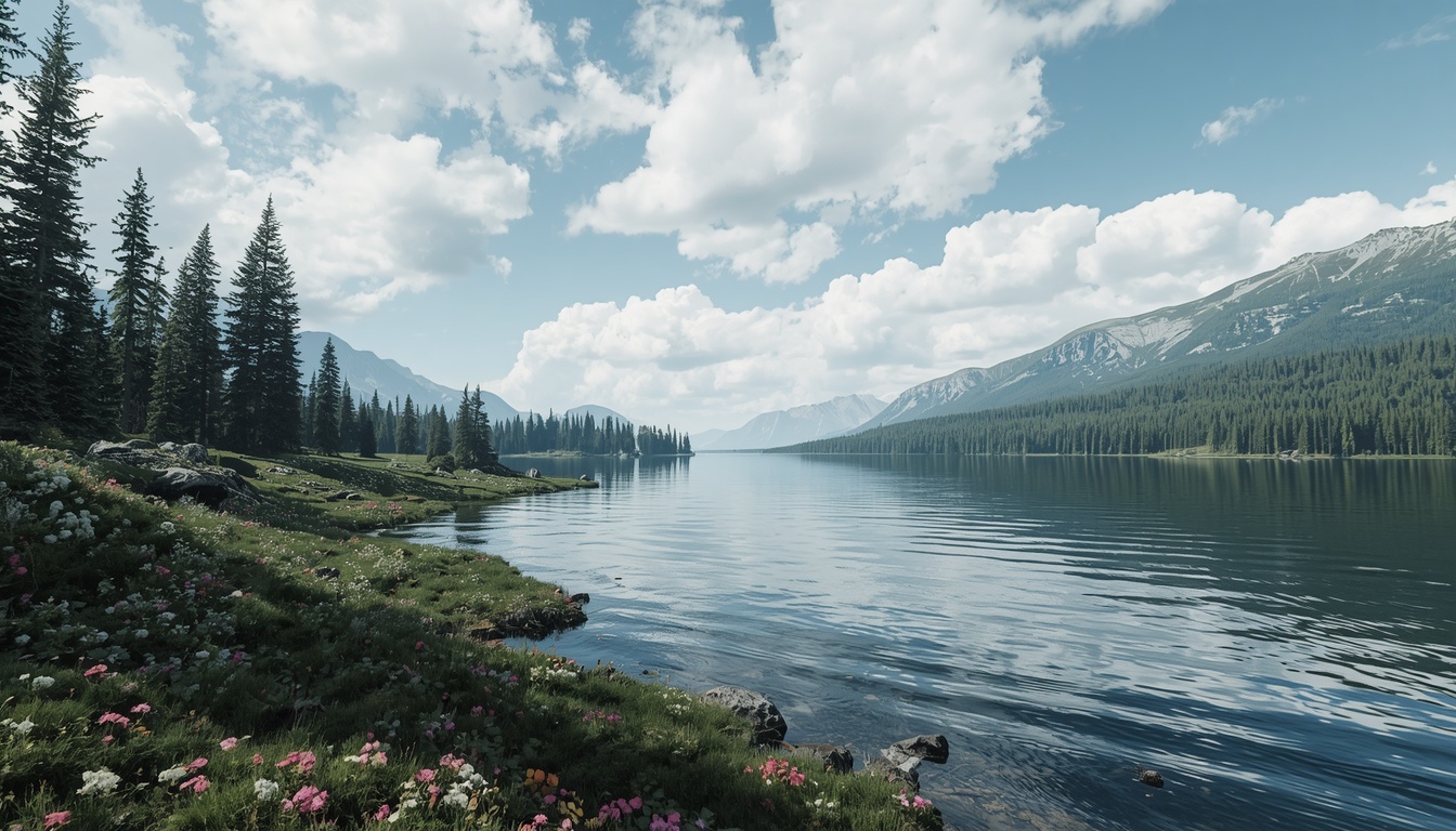 Wristfrpureai Nordic lake landscape guide scenery
